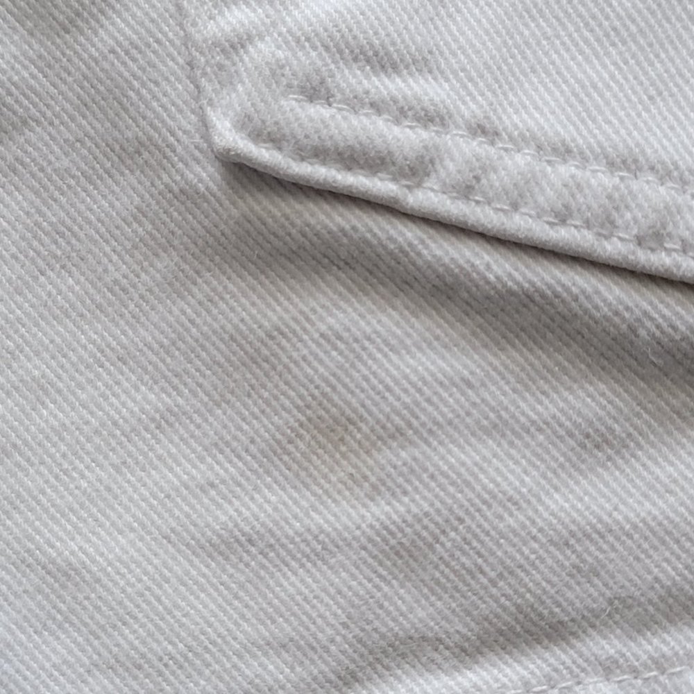 Vintage Guess Beaded Belt White Denim Jean Shorts - Picture 12 of 16